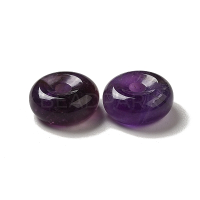 Natural Amethyst European Pendants G-M397-01C-1