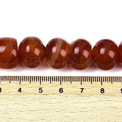 Dyed Natural Agate Beads Strands G-U030-A01-02-1