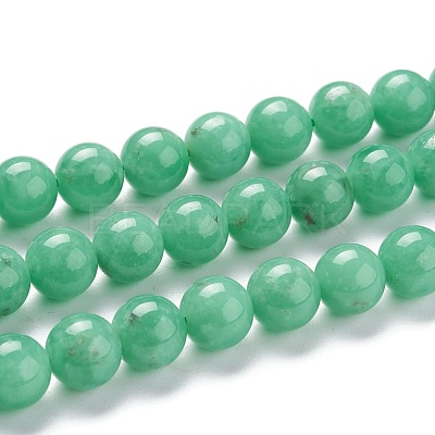 Natural Glass Beads Strands G-F688-01-8mm-1