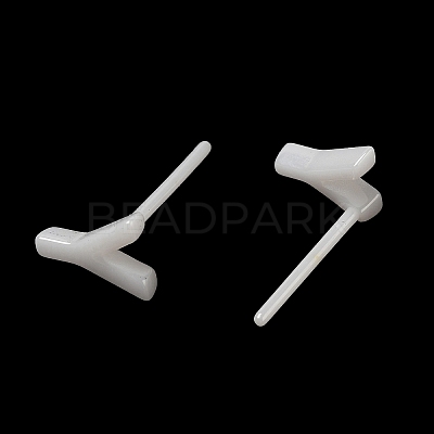 Hypoallergenic Bioceramics Zirconia Ceramic Stud Earrings EJEW-F340-04Y-1