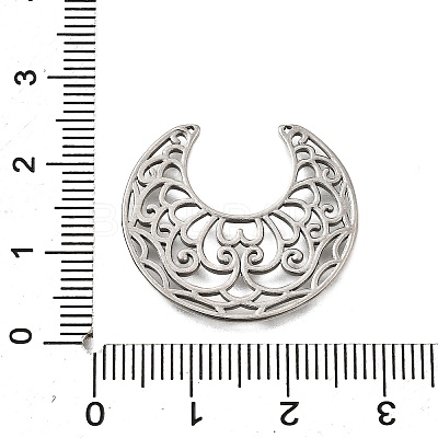 304 Stainless Steel Filigree Joiners STAS-Q362-03D-P-1