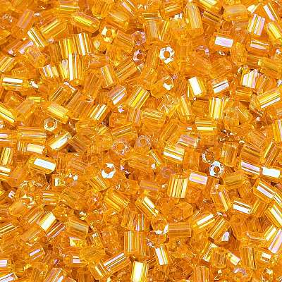 Two Cut Glass Seed Beads CSDB162C-1