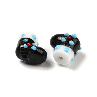 Handmade Lampwork Bumpy Beads Strands LAMP-U001-01D-1-1