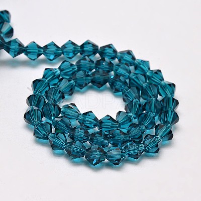 Imitate Austrian Crystal Bicone Glass Beads Strands LS-GLAA-F029-4x4mm-01-1