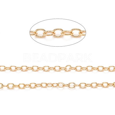 3.28 Feet Brass Cable Chains X-CHC-S003-11G-1