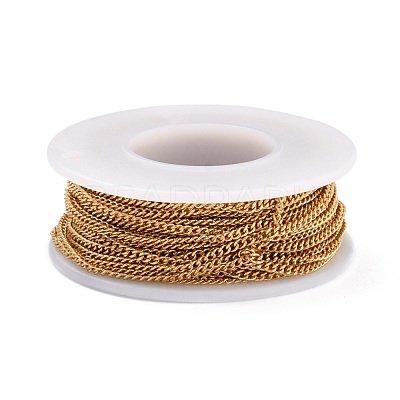 304 Stainless Steel Curb Chains CHS-D033-02G-03-1