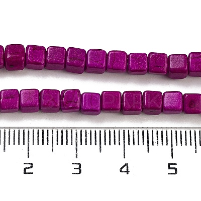 Synthetic Turquoise Beads Strands TURQ-G108-4x4mm-02-1