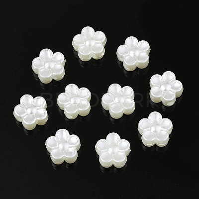 ABS Plastic Imitation Pearl Beads OACR-S020-14-1