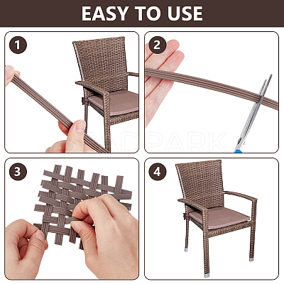 1Bundle Plastic Wicker Strips AJEW-BC0010-22A-1