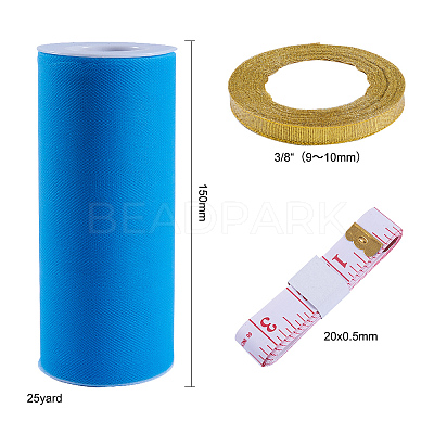 Glitter Metallic Ribbon DIY-CJ0015-04-1