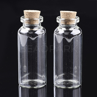 Glass Jar Glass Bottles Bead Containers AJEW-S074-02E-1