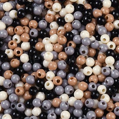Opaque Acrylic Beads OACR-H118-07A-02-1