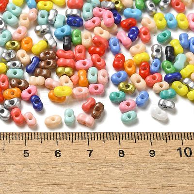 Baking Paint Glass Seed Beads SEED-K009-01A-01-1
