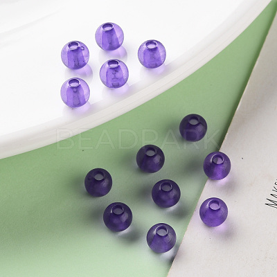 Transparent Acrylic Beads MACR-S370-A6mm-748-1