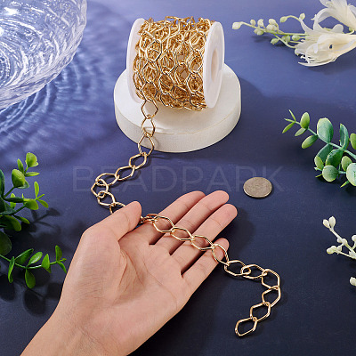 5M Oxidation Aluminum Twist Rhombus Link Chains CHA-TA0001-36-1