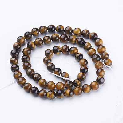 Gemstone Beads Strands X-GSR6mmC014-1