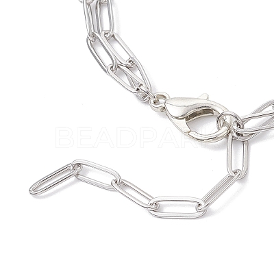 304 Stainless Steel Multi-layered Bracelets BJEW-JB12234-02-1