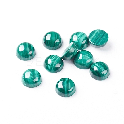 Natural Malachite Cabochons X-G-E557-06B-1