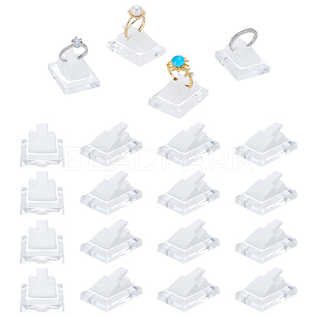 Plastic Single Ring Display Stands RDIS-WH0030-03A-1