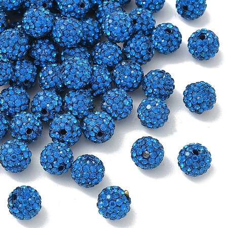 Pave Disco Ball Beads RB-H258-10MM-243-1