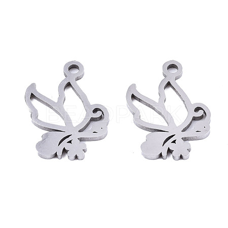 201 Stainless Steel Charms STAS-T044-199P-1