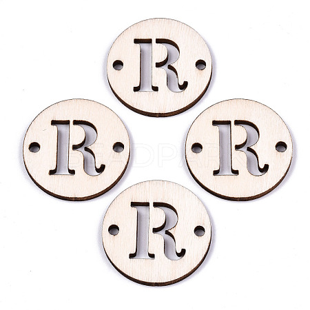 Unfinished Natural Poplar Wood Links Connectors WOOD-S045-140B-01R-1