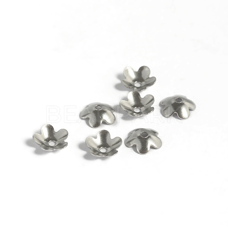 Tarnish Resistant 304 Stainless Steel Bead Caps STAS-K124-10P-1