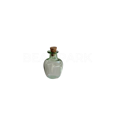 Miniature Glass Empty Wishing Bottles BOTT-PW0006-02F-1