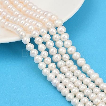 Natural Cultured Freshwater Pearl Beads Strands PEAR-I007-07X-12D-1