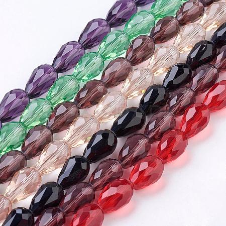 Glass Beads Strands GLAA-R024-15x10mm-M-1