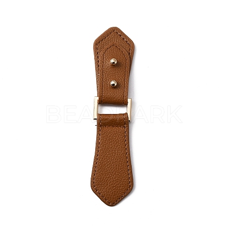 PU Imitation Leather Sew on Toggle Buckles FIND-WH0114-34KCG-1