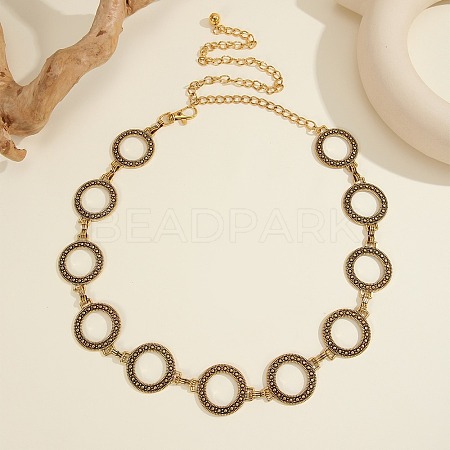 Vintage Alloy Ring Link Chain Waist Belly Chains for Women FS-WG53B1A-01-1