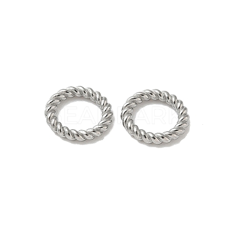 304 Stainless Steel Twisted Ring Linking Rings STAS-L300-005C-P-1