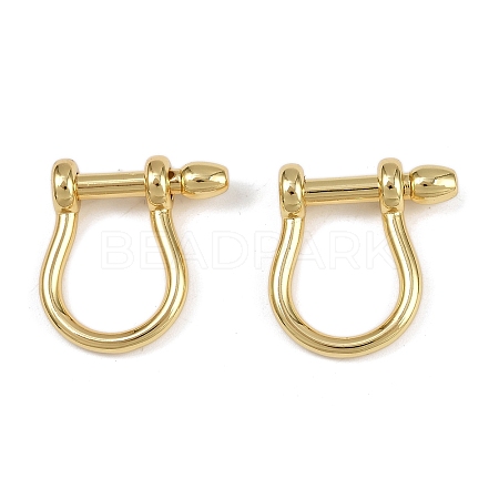 Brass D-Ring Anchor Shackle Clasps X-KK-A257-08G-1