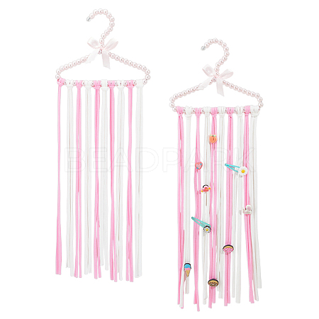 Alloy & Plastic Hairpin Hair Clip Hanging Holder Storage Organizer AJEW-WH0709-168-1