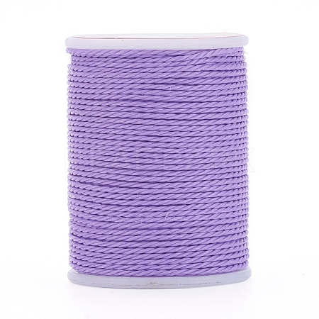 Round Waxed Polyester Cord X-YC-G006-01-1.0mm-11-1