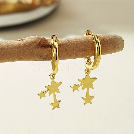 201 Stainless Steel Hoop Earrings EX0803-1