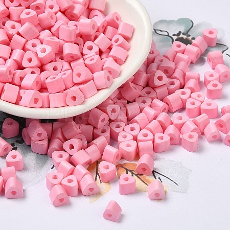 Baking Painted Glass Bead SEED-H002-K-D307-1