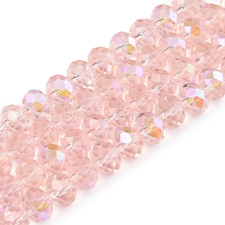 Electroplate Glass Beads Strands LS-EGLA-A044-T8mm-L22-1