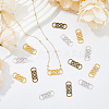 DICOSMETIC 72Pcs 3 Colors Zinc Alloy Connector Charms FIND-DC0003-69-6