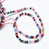 Natural White Jade Bead Strands G-R343-2x4-40-3