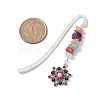 Christmas Theme Alloy Hook Bookmarks AJEW-JK00338-4
