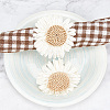 Plastic & Zinc Alloy Napkin Rings AJEW-WH0041-22P-4