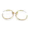 Brass Stud Earrings X-KK-T038-240G-1