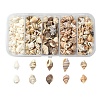 5 Styles Mixed Natural Shell Beads SSHEL-YW0001-03-1