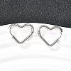 201 Stainless Steel Hoop Earrings EJEW-Z137-02P-02-1