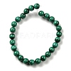 Natural Malachite Beads Strands G-A271-A01-8mm-3