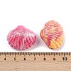 UV Plating Opaque Acrylic Beads X-OACR-A040-02-3