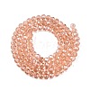 Electroplate Glass Beads Strands EGLA-A044-T4mm-A21-3