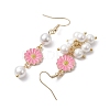 Shell Pearl Dangle Earring EJEW-JE05764-5